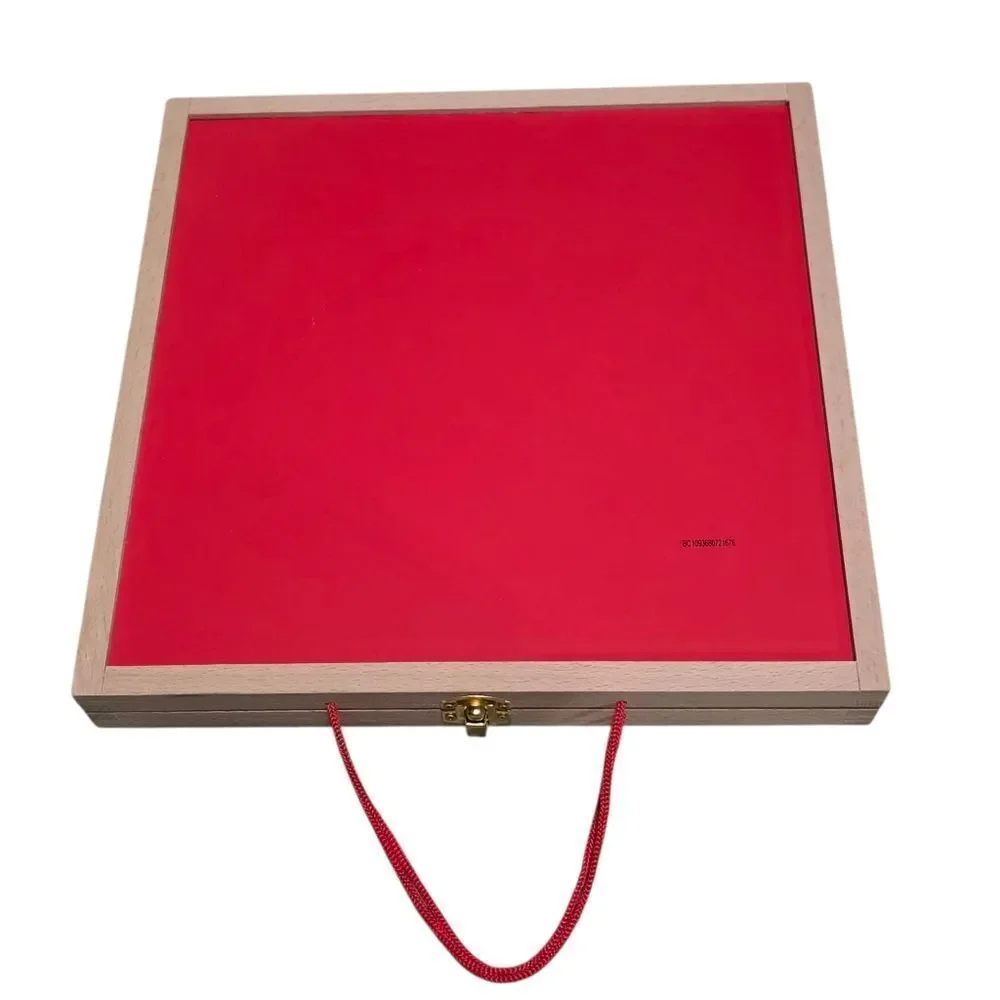 Djeco Red Magnetic Carry Board with Rope Handle And Latch Closure